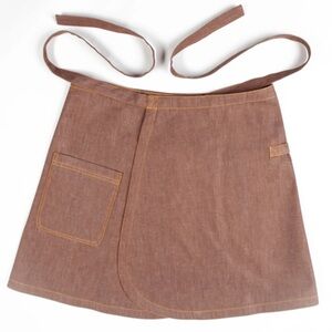 Tove Wear Maker Skirt In Brown Chambray